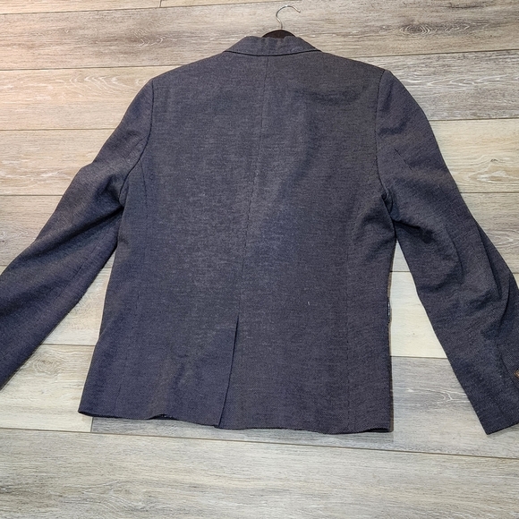 Ted Baker London Jay Trim Fit Blue And Grey Men's Wool Blazer Size 42 - Picture 7 of 8